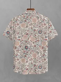 Stylish Cotton Blend Printed Short Sleeves For Men-thumb1