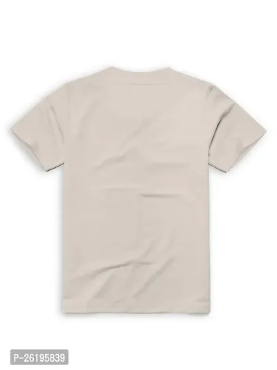 Stylish Beige Cotton Solid Round Neck Tees For Men Pack Of 10-thumb3
