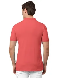 Stylish Cotton Blend Colourblocked T-Shirt For Men-thumb1