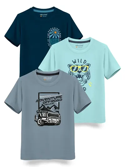 Pack Of 3 Boys Cotton T shirt