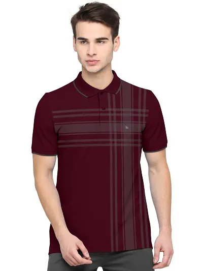 Comfortable blended cotton Polos For Men 
