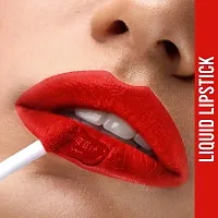 Lightweight Lips Makeup Liquid Red Matte Lipstick For Women-thumb4