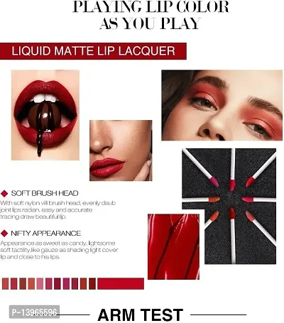 Matte Liquid Lipstick Pigmented Lip Makeup-thumb2