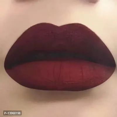 NEW Matte Liquid Lipstick Maroon WATERPROOF LIPSTICK-thumb2