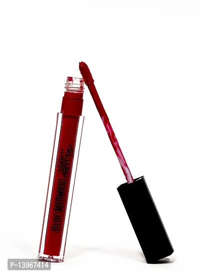 Transfer Proof, Moisturizing Rich Look Liquid Lip Red Lipstick