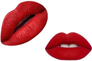 Kiss Proof Long Lasting Liquid Matte Lipstick Red-thumb1