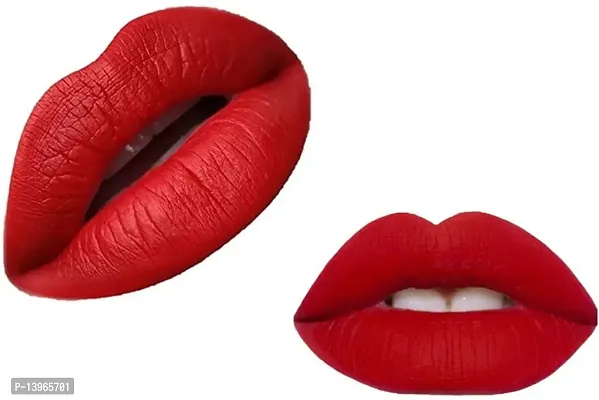 Kiss Proof Long Lasting Liquid Matte Lipstick Red-thumb2