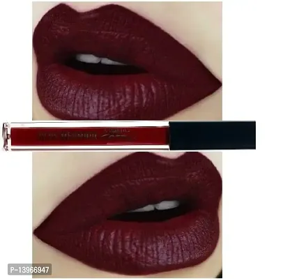 WATERPROOF ULTRA SMOOTH MAROON LIQUID MATTE LIPSTICK-thumb0