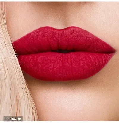 Lightweight Lips Makeup Liquid Red Matte Lipstick For Women-thumb4