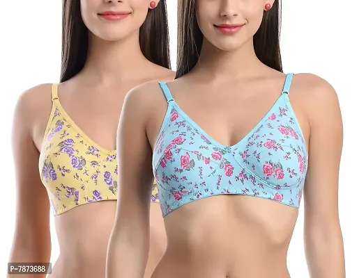 Non-wired Bras, Florale