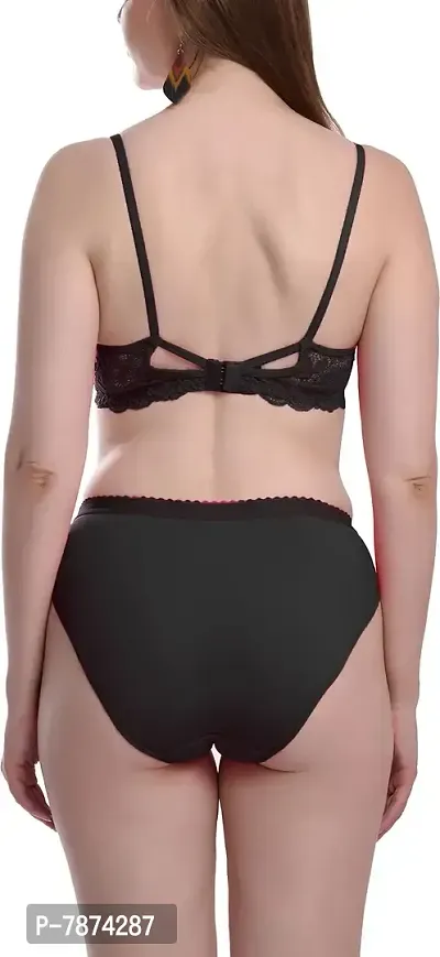 Buy StyFun Soft Cotton Lycra 4-Way Bra Panty Set for Women, Non