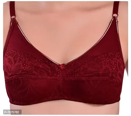 Buy StyFun Soft Cotton Blend Bra Panty Set for Women, Non-Padded, Non-Wired,  Floral Print, Lingerie Set, Brown, Pack of 1 Cup-B, Size- 34 Online In  India At Discounted Prices