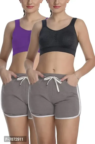 Yoga Sets Running Sports Bra + Shorts  Running sports bra, Sports bra  shorts, Yoga sports bra