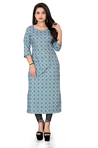 Elegant Rayon Printed Kurti-thumb1