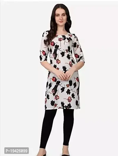 Stylish Anarkali Crepe Kurti For Women-thumb0