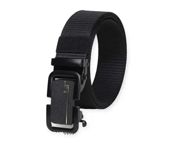 Men's Elastic Stretch Belts for Men with No Metal Plastic Buckle for Work Sports, Easy Trim to Fit