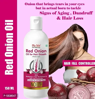 The Nile Red Onion Oil For Hair Growth (150ml)-thumb0
