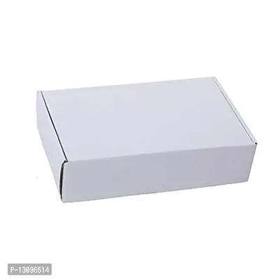 3Ply White Corrugated Flat Box For Packaging 4x3x1 In Pack of 200