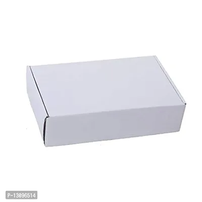 3Ply White Corrugated Flat Box For Packaging 4x3x1 In Pack of 200-thumb0