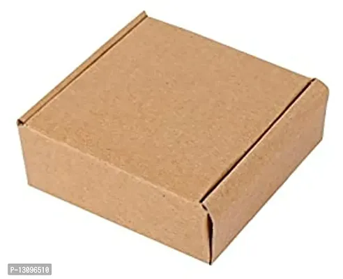3Ply Brown Corrugated Flat Box For Packaging 5x5x2 In Pack of 50-thumb0