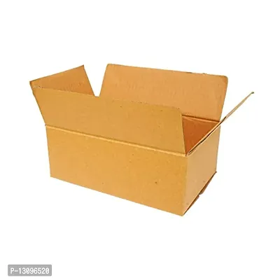 Corrugated Box  8 x 5 x 3 Inches  Brown 3 Ply for Packing  Moving  Shipping  Gifting  Storing  Packaging  Heavy Duty Carton Box &ndash; Pack of 100-thumb0