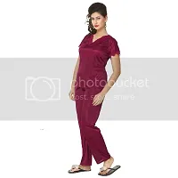 Multicoloured Satin Lounge Set-thumb4