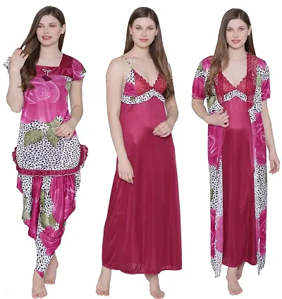 Elegant Night Wear Combo For Women/Girls