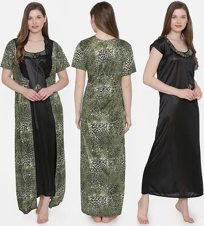Hot Selling Satin Nightdress Women's Nightwear 