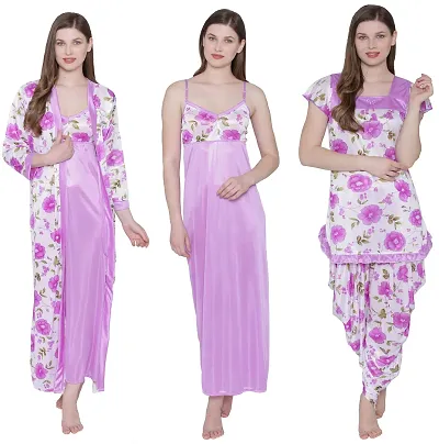 New In Satin Nightdress Women's Nightwear 