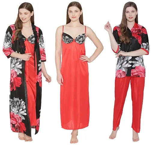 Best Selling Satin Nightdress Women's Nightwear 