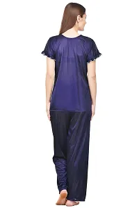 Beautiful Silky Satin Top And Pyjama Set For Women-thumb3