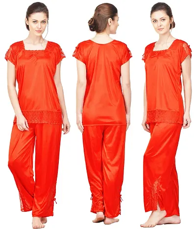 Women's Fancy Night Suit Set/Lounge Wear