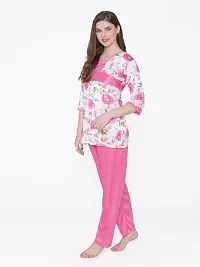 Contemporary Multicoloured Satin Printed Co-Ords Set For Women-thumb4