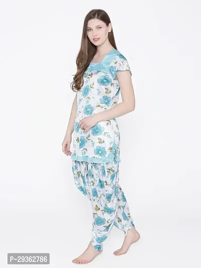 Contemporary Multicoloured Satin Printed Co-Ords Set For Women-thumb4