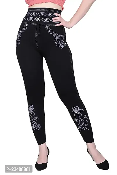 Jeans and Jegging for Women and Girl Print MOTI BLACK26