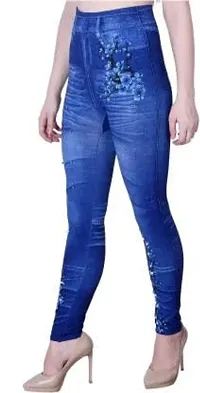 Jeans and Jegging for Women and Girl MOTI Blue FLOWER26-thumb3