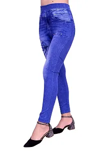 Jeans and Jegging for Women and Girl HAPPYDAY Blue Print-thumb1