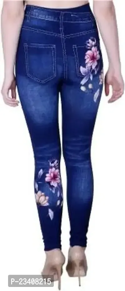 Jeans and Jegging for Women and Girl MOTI Maron Flower PRINT26-thumb4