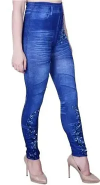 Jeans and Jegging for Women and Girl MOTI Blue FLOWER26-thumb1