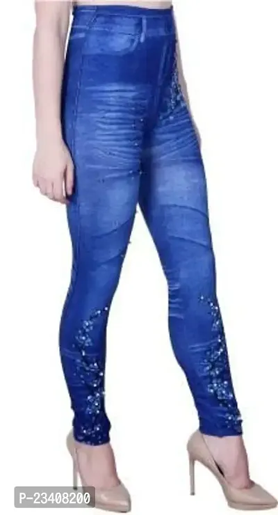 Jeans and Jegging for Women and Girl MOTI Blue FLOWER26-thumb2