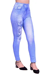 Jeans and Jegging for Women and Girl HAPPYDAY Light Blue PRINT26-thumb1
