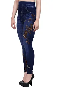 Jeans and Jegging for Women and Girl Yellow Leaf PRINT28-thumb2