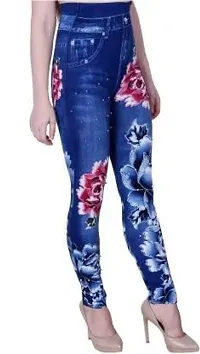 Jeans and Jegging for Women and Girl MOTI Pink Flower-thumb2