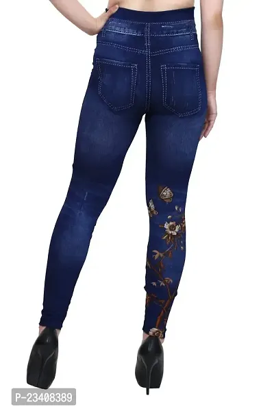 Jeans and Jegging for Women and Girl Yellow Leaf PRINT28-thumb2