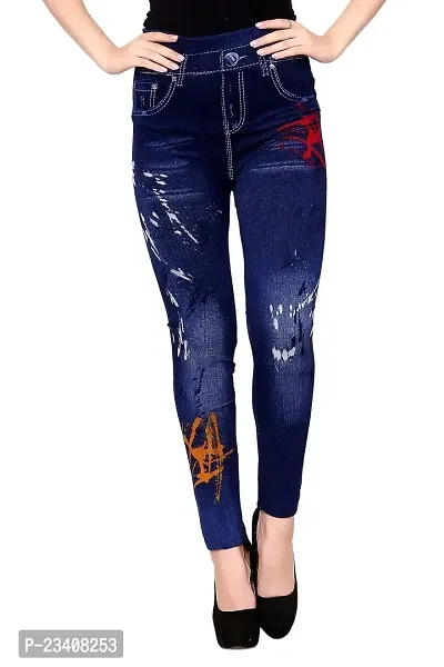 Jeans and Jegging for Women and Girl RED Yellow PRINT28