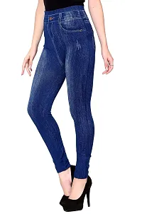 Jeans and Jegging for Women and Girl Navy Damage PRINT28-thumb2