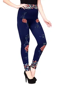 Jeans and Jegging for Women and Girl Lotus Print-thumb2