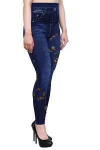 Jeans and Jegging for Women and Girl Yellow Leaf PRINT28-thumb3