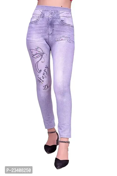 Jeans and Jegging for Women and Girl HAPPYDAY Grey PRINT26