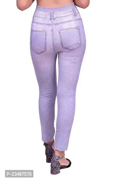 Jeans and Jegging for Women and Girl HAPPYDAY Grey Print-thumb2